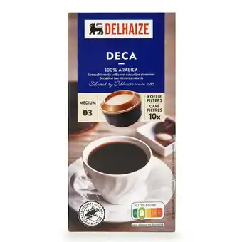 Delhaize Koffie | cafeïnevrij | filters aanbieding