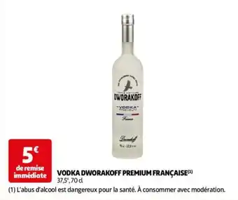 Auchan VODKA DWORAKOFF PREMIUM FRANÇAISE aanbieding