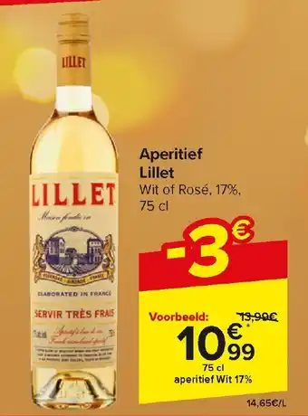 Aperitief Lillet 75 cl