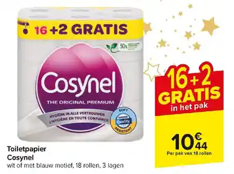 Carrefour Market Toiletpapier Cosynel aanbieding
