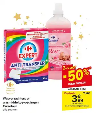 Wasverzachters en wasmiddeltoevoegingen
