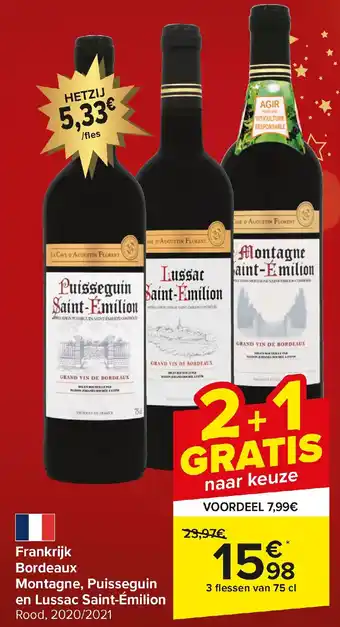 Frankrijk Bordeaux Montagne, Puisseguin en Lussac Saint-Émilion