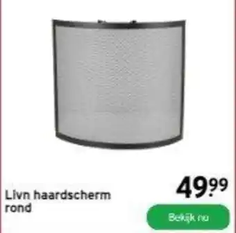 GAMMA Livn haardscherm rond aanbieding