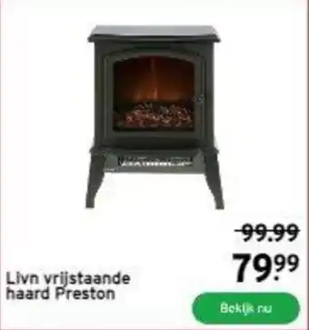 GAMMA Livn vrijstaande haard Preston aanbieding