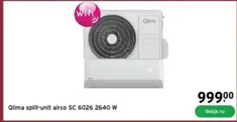 Qlima split-unit airco SC 6026 2640 W