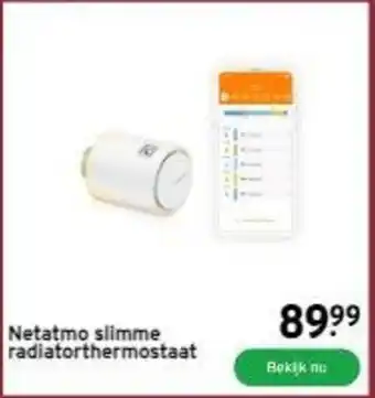 Netatmo slimme radiatorthermostaat