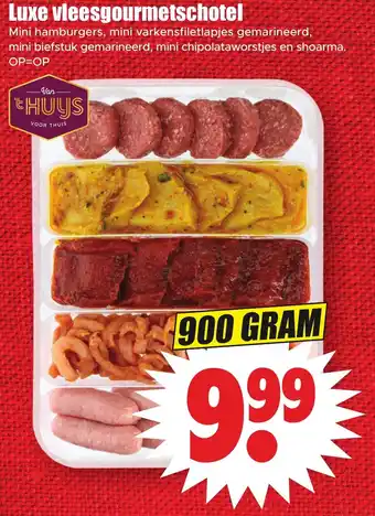 Dirk Luxe vleesgourmetschotel 900 gram aanbieding