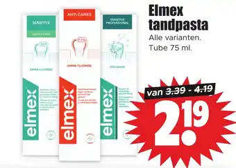Elmex tandpasta Tube 75 ml.