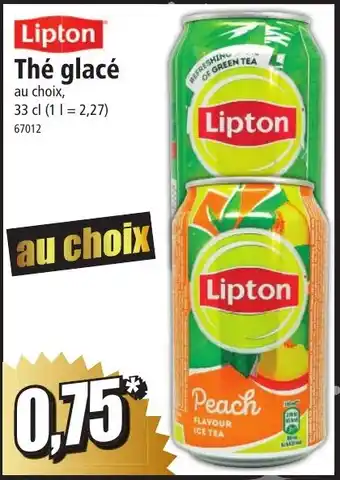 Norma Lipton Thé glacé aanbieding