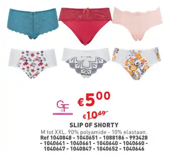 SLIP OF SHORTY