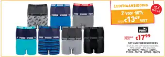 SET VAN 2 HERENBOXERS