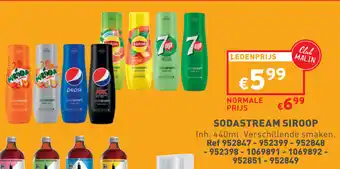 Trafic SODASTREAM SIROOP aanbieding