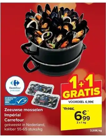 Carrefour Zeeuwse mosselen impérial carrefour aanbieding
