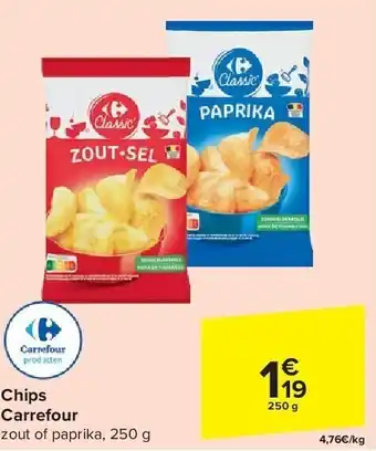 Carrefour Chips carrefour aanbieding