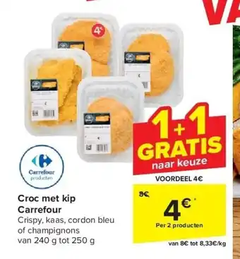 Carrefour Croc met kip carrefour aanbieding