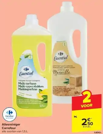 Carrefour Allesreiniger carrefour aanbieding