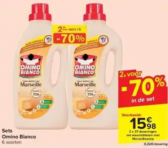 Carrefour Sets omino bianco aanbieding