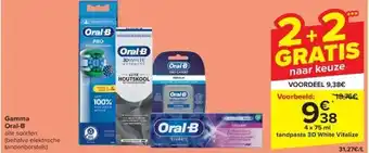 Carrefour Gamma oral-b aanbieding