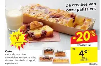 Carrefour Cake aanbieding