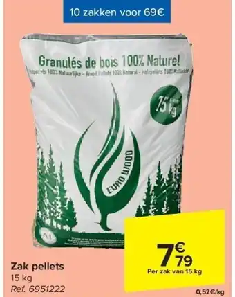 Carrefour Zak pellets aanbieding