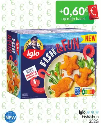 Intermarché Iglo Fish&Fun 352G aanbieding