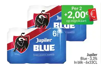 Intermarché Jupiler Blue - 3,3% In blik - 6x33CL aanbieding