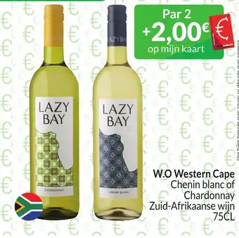 W.O Western Cape Chenin blanc of S Chardonnay Zuid-Afrikaanse wijn 75cl