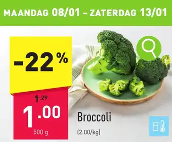 ALDI Broccoli 500g aanbieding