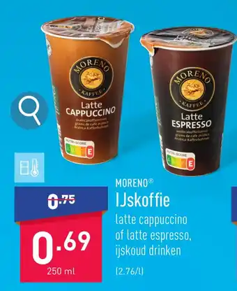 ALDI IJskoffie l250mL aanbieding