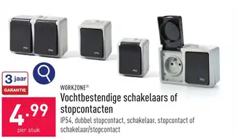 Vochtbestendige schakelaars of stopcontacten