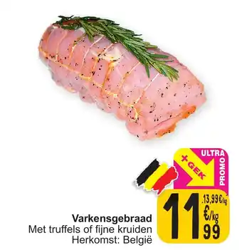Cora Varkensgebraad aanbieding