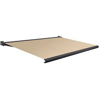 Brico Domasol zonnetent elektrisch met afstandsbediening ’Factor 20-A’ beige 500 x 250 cm aanbieding