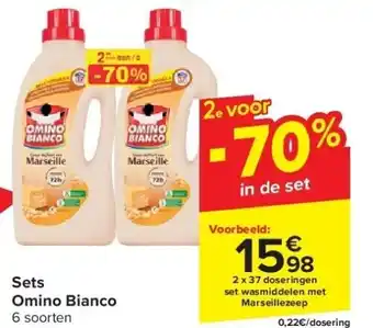Carrefour Sets omino bianco aanbieding