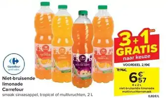 Carrefour Niet-bruisende limonade carrefour aanbieding