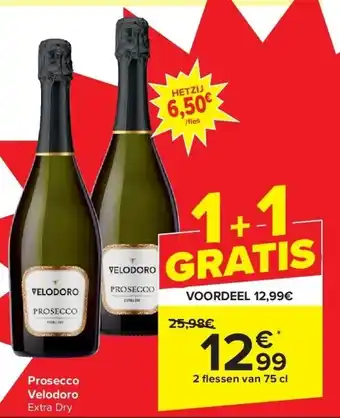 Carrefour Prosecco velodoro aanbieding