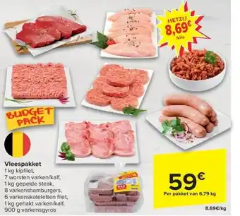 Carrefour Vleespakket aanbieding