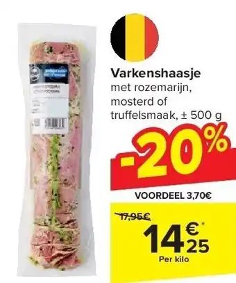 Carrefour Varkenshaasje aanbieding