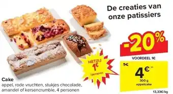 Carrefour Cake aanbieding