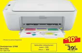 Carrefour Deskjetprinter 2710e all-in-one aanbieding