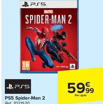 Carrefour Ps5 spider-man 2 aanbieding