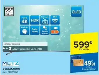 Carrefour Metz 55moc9010 uhd 4k led tv aanbieding