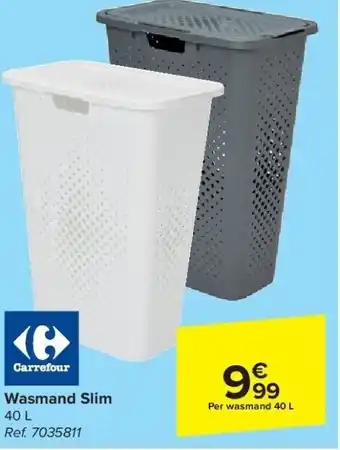 Carrefour Wasmand slim aanbieding