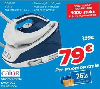 Carrefour Stoomcentrale sv6117c0 aanbieding