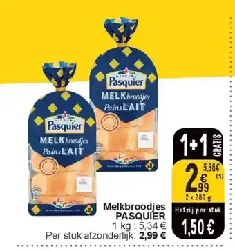 Cora Melkbroodjes pasquier aanbieding