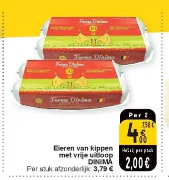 Cora Eieren van kippen met vrije uitloop dinima aanbieding