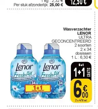 Cora Wasverzachter lenor aanbieding