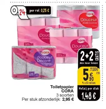 Cora Toiletpapier cora aanbieding