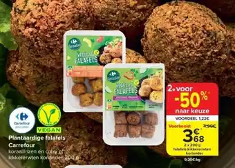 Carrefour Plantaardige falafels carrefour aanbieding