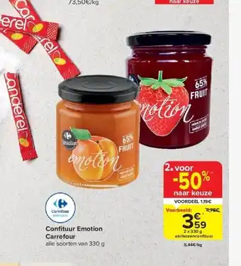 Carrefour Confi tuur emotion carrefour aanbieding