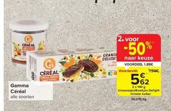 Carrefour Gamma céréal aanbieding